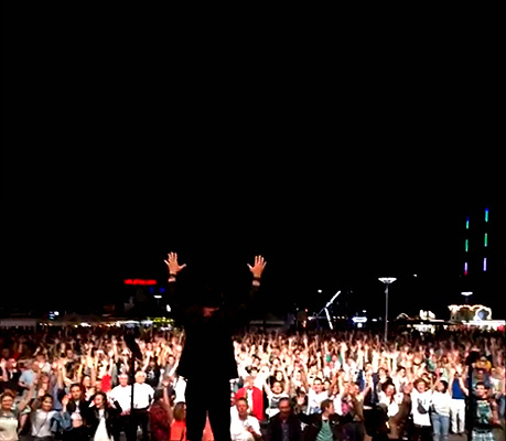 Hafenfest Münster 2017 party crowd Hafenfest Münster 2017 party crowd